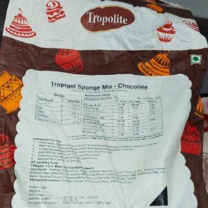 Tropigel Sponge Mix- Chocolate (5 Kg)