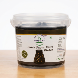 BLACK SUGAR PASTE FONDANT 1KG